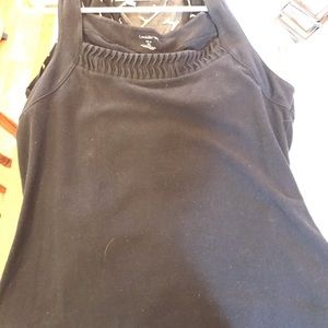 Black Cotton Tank Top - Croft & Borrow - Size XL